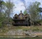 [Image: Beautiful 3BR Modern Log Cabin on Smith Lake with Boat Dock]