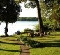 [Image: 150' Frontage Spacious Park-Like Lake Home Property]