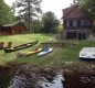 [Image: Historic Log Cabin on Beautiful, Private Lake of the Falls]