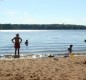 [Image: Cabin on Sandy Beach - Beautiful Rest Lake]