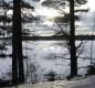 [Image: Cabin on Sandy Beach - Beautiful Rest Lake]