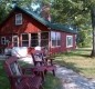 [Image: Wtrfront Log Cabin on Sand Bay, Door County - Moonlight Magic]