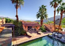[Image: Spanish Style Home: Saltwater Pool, Hot Tub, Cabana, Sprawling Manicured Gardens]