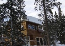 [Image: Cabin Bordering Medicine Bow Nf, Snowy Range Mountains, Wyoming]