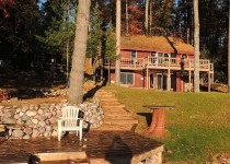 [Image: Private Home. Quiet Lake. Pontoon Boat Included. Close to Minocqua Attractions.]