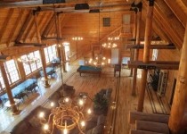 [Image: Beautiful 6000+ Sq Ft Log Lodge !!]