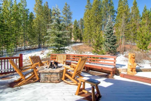 [Image: Snowshoe Chalet Luxury 3BR Th on Peak 7 Wifi Hot Tub Breckenridge Lodging]