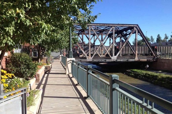 [Image: Two Bed Luxury Condo in Lodo/Riverfront. Large Deck, Beautiful Views.]