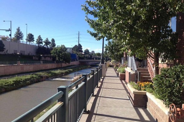 [Image: Two Bed Luxury Condo in Lodo/Riverfront. Large Deck, Beautiful Views.]