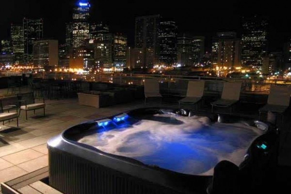 [Image: Book Online! Rooftop Deck Overlooking Coors Field with Hot Tub! Stay Alfred Pl2]