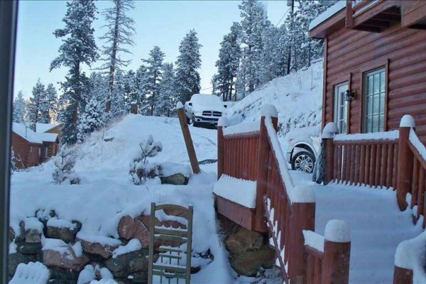 [Image: 1/2 Hr S. of Denver on a Private Mountain Side with Big Views]