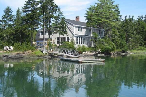 [Image: Located on Great Island in Harpswell, Peaceful and Private Home.]