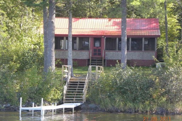 [Image: Lake Front Cottage on Picturesque Pocomoonshine Lake with Spectacular Sunsets]