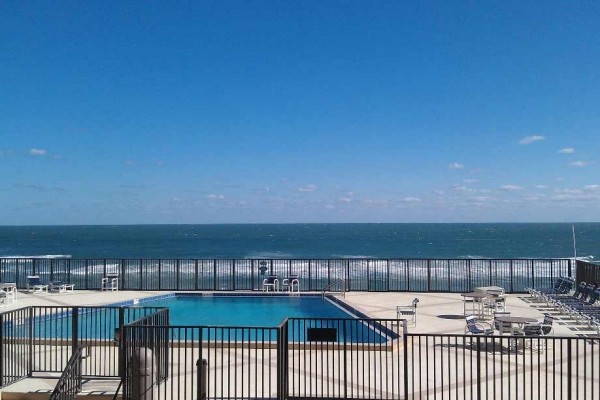 [Image: Amazing Oceanfront and Pool Views. Best Staff and No Drive Beach.]