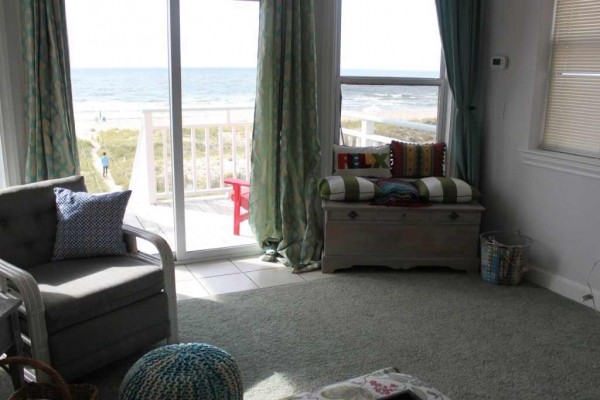 [Image: Beachfront! Walking Distance, Relaxing, Well-Appointed, Sleeps 8 Plus Fido]