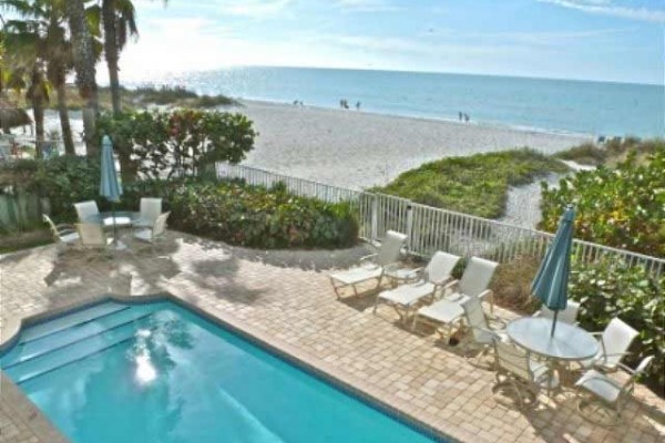 [Image: Seaside 102 - Outstanding Gulf Front Three Bedroom Condo with Pool in 4-Plex]