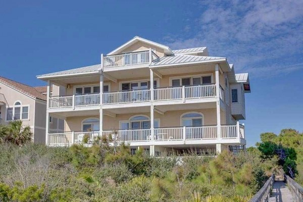 [Image: Heaven's Gate: 8 BR / 6.5 BA Beach Front in Saint George Island, Sleeps 24]