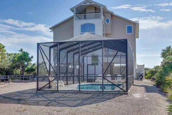 [Image: Heaven's Gate: 8 BR / 6.5 BA Beach Front in Saint George Island, Sleeps 24]