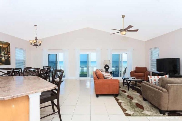 [Image: Water's Edge Ocean Front, 4 Bedrooms, New Hdtv, Blue Ray]