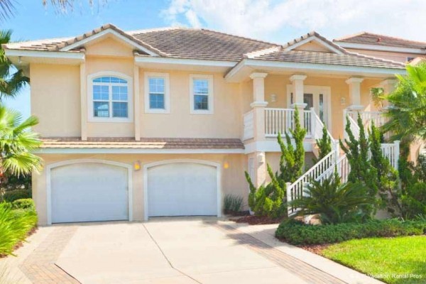 [Image: Sand Castle Home Cinnamon Beach, Hdtvs, Private Hot Tub, 2 Heated Pools, Gym]