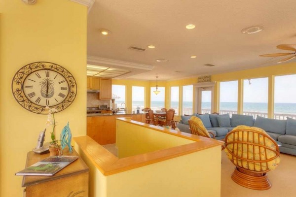 [Image: Blue Water View, Beach Front House, 4 Bedrooms, Elevator, Hdtv]