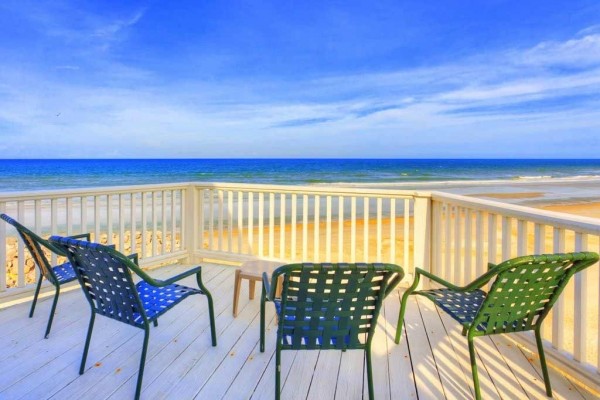 [Image: Blue Water View, Beach Front House, 4 Bedrooms, Elevator, Hdtv]