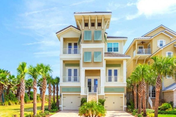 [Image: Cinnamon Beach Tiki Tides, Ocean Front, 7 Bedrooms, Pool, Spa, Tiki Bar]