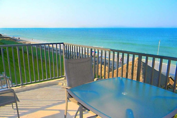 [Image: Panoramic Ocean View from This Corner Condo with Balcony. Direct Ocean Front!]