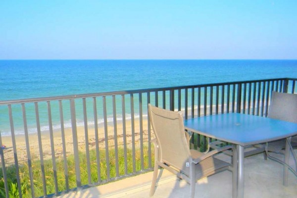 [Image: Panoramic Ocean View from This Corner Condo with Balcony. Direct Ocean Front!]