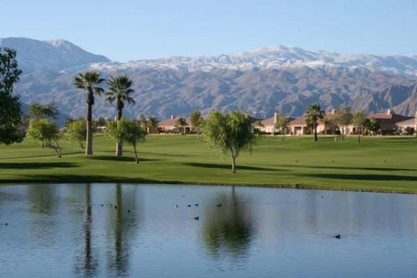 [Image: Spectacular Mountain, Golf and Lake Views Overlooking the 17th Green.]