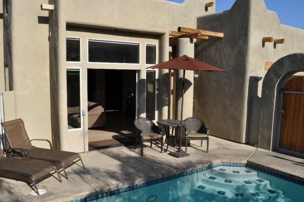 [Image: Eco-Friendly Desert Oasis, Saltwater Pool, 3BR, View Home with Peace &amp; Quiet!]