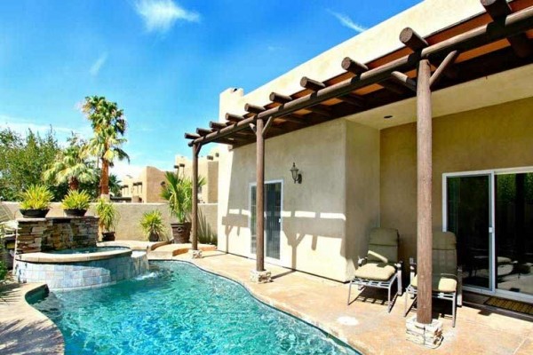 [Image: 'Dorado' 3 Bedroom, 3 Bath Home with Intimate Yard and Tranquil Water Features]