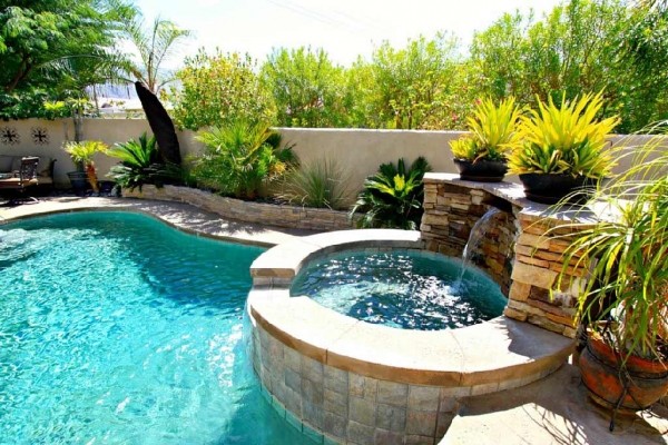 [Image: 'Dorado' 3 Bedroom, 3 Bath Home with Intimate Yard and Tranquil Water Features]