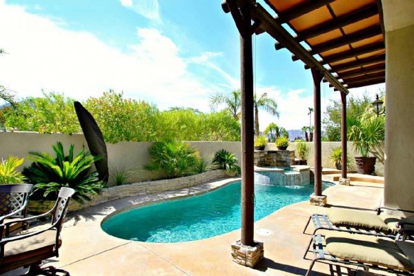 [Image: 'Dorado' 3 Bedroom, 3 Bath Home with Intimate Yard and Tranquil Water Features]