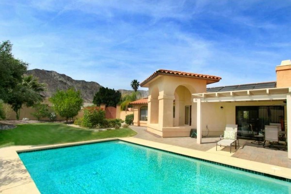 [Image: 'Villa Carranza' Private Pool &amp; Spa, Patio Misters, Lounge Chairs, Fire Pit]