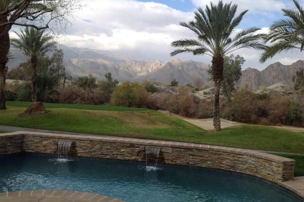 [Image: Southwest Mountain Views on Golf Course with Private Pool and Spa]