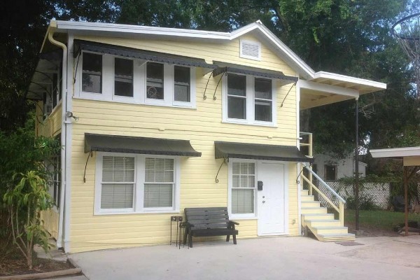 [Image: The Historic Bennett House Apartments - the Butler's Quarters Lower Deck]