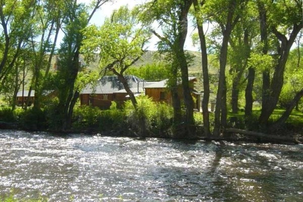 [Image: Woods Landing Guest Cabin on the Big Laramie River]