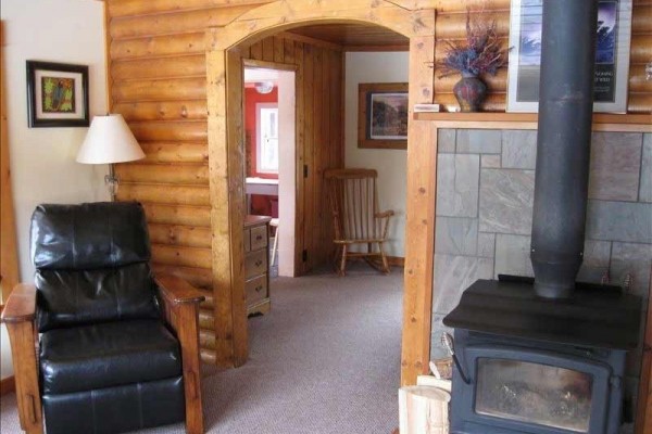 [Image: Woods Landing Guest Cabin on the Big Laramie River]