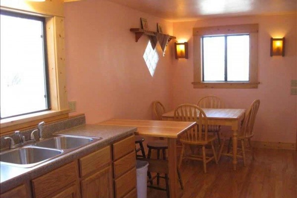 [Image: Woods Landing Guest Cabin on the Big Laramie River]