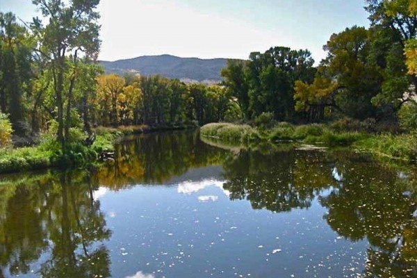 [Image: Woods Landing Guest Cabin on the Big Laramie River]