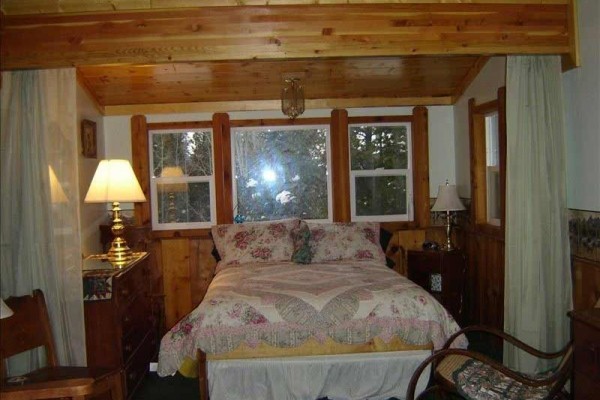 [Image: Cabin Bordering Medicine Bow Nf, Snowy Range Mountains, Wyoming]