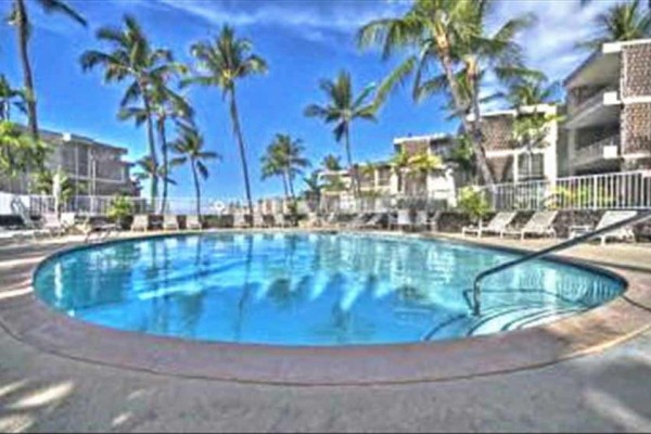 [Image: Ocean View Condo. Lush Tropical Oasis. 1bd/1BA. Heated Pool. Bbq Area.]