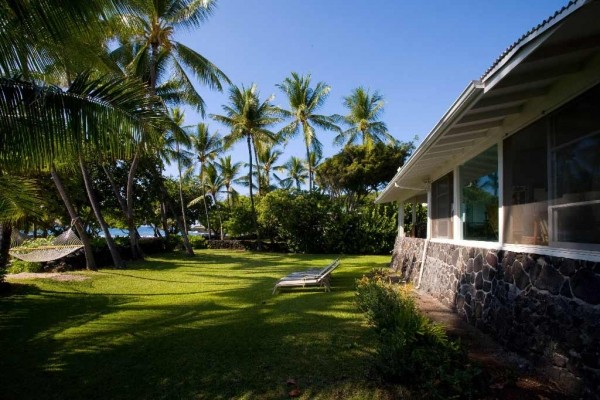 [Image: Old Hawaii Style Plantation Manager's Beach House]