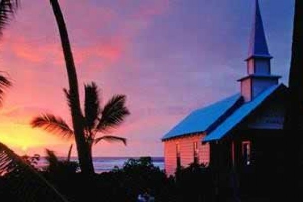 [Image: Kahaluu Bay Across from Snorkel Beach - Awesome Ocean View]