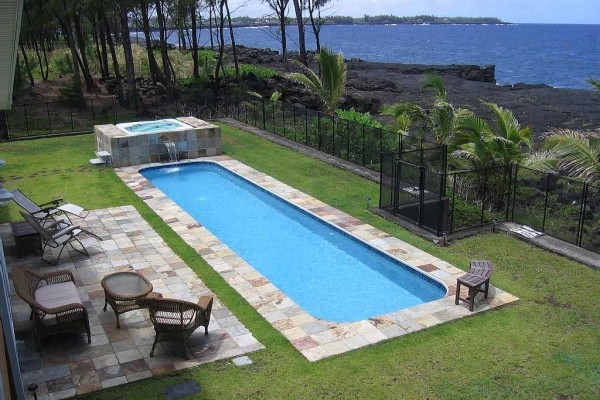 [Image: Hale Mar: Absoute Oceanfront, Luxury, Pool, Hot Tub, Near Volcano!]