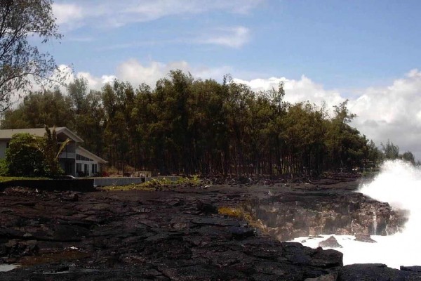 [Image: Hale Mar: Absoute Oceanfront, Luxury, Pool, Hot Tub, Near Volcano!]