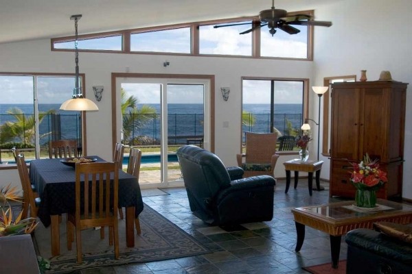 [Image: Hale Mar: Absoute Oceanfront, Luxury, Pool, Hot Tub, Near Volcano!]