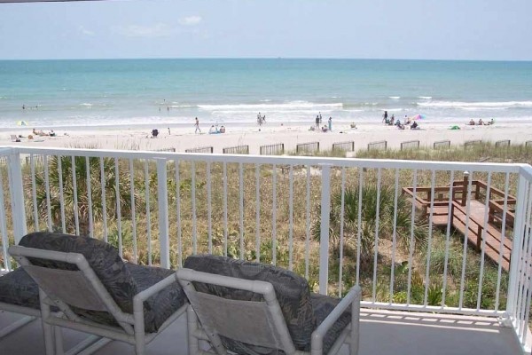 [Image: Cocoa Beach Oceanfront Best View. Cape Canaveral Fl. Renovated! Ron Jon, Disney]