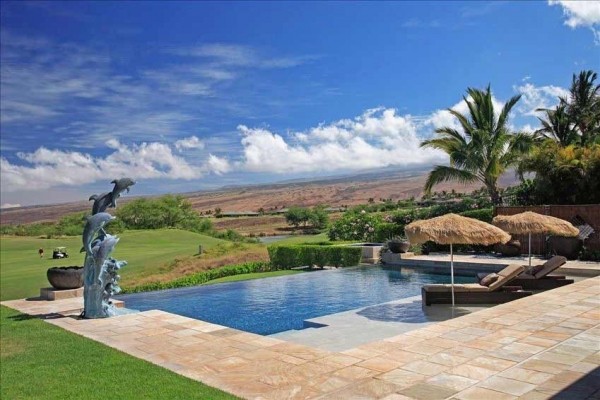 [Image: Golf Course Ocean View Home - Infinity Pool at the Mauna Kea]